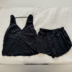 Lunya Washable silk sleep set XS